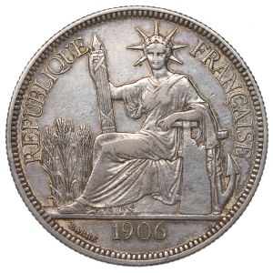 Francouzská Indočína, piastr z roku 1906