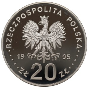 Third Republic of Poland, 20 zlotych, 1995, UN