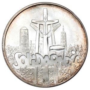 III RP, 100.000 złotych 1990 Solidarność typ A