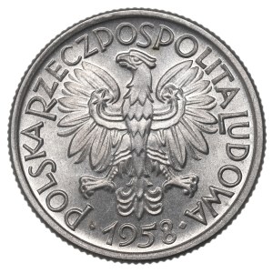 PRL, 2 złote 1958, Jagody
