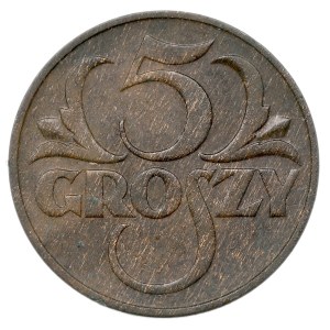 II Republic of Poland, 5 groschen 1934