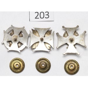Set of miniature Cadet Corps badges