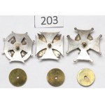 Set of miniature Cadet Corps badges