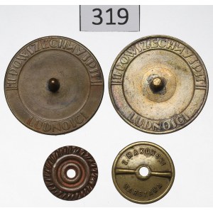 Second Polish Republic, Set of For Dedicated Service Badges, 1931