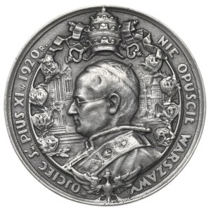 1930 Medal na pamiątkę 10. rocznicy cudu nad Wisłą - późniejsza kopia