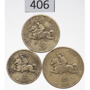 Lithuania, lot 10-50 centu 1925