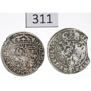Johann II. Kasimir, Sechser-Set 1661–66