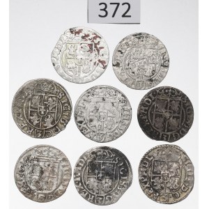 Sigismund III. Wasa, „Półtorak“-Münzsatz 1616–24 – darunter eine Umprägung