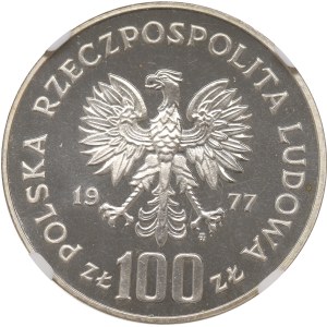 PRL, 100 złotych 1977 - Zamek na Wawelu NGC PF68 Ultra Cameo