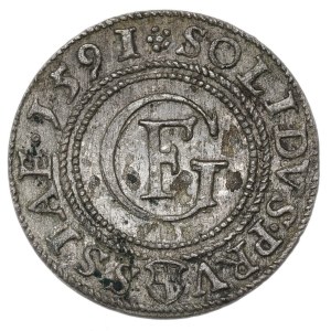 Fürstentum Preußen, Georg Friedrich, Szeląg 1591, Königsberg