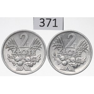 PRL, Zestaw 2 złote 1973-74 Jagody