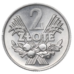People's Republic of Poland, 2 zlote, 1970, Berries