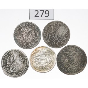 Austria, Set of 3 Kreuzer, 1624–1759