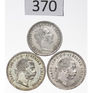 Austria, Lot 5-10 kreuzers 1858-72