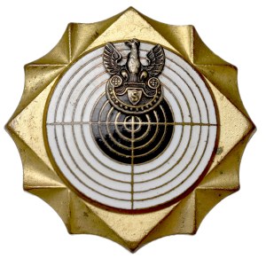 Second Polish Republic, Gold Rifle Badge - RARE