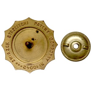 Second Polish Republic, Gold Rifle Badge - RARE