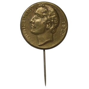 Second Polish Republic, Juliusz Słowacki Patriotic Pin, 1927