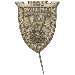 Second Polish Republic, Badge of the Polish Army Volunteers' Association, Vilnius, 1938
