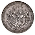 1897 Galicia, Commemorative Medal for the Wedding of Zofia Potocka and Zdzisław Tarnowski