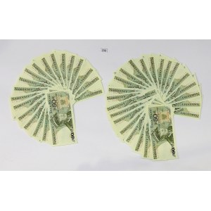 PRL, Set of 42 x 50 złoty 1988 (HC, GY, GR)