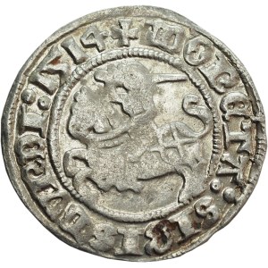 Sigismund I the Old, half-grosz 1514, Vilnius - b.ładny