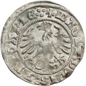 Sigismund I the Old, Half-grosz 1511, Vilnius, four wheels - rare
