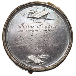 1820 Regno di Polonia, medaglia battesimale di Varsavia