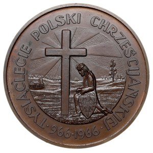1966, Medaille zum tausendjährigen Jubiläum des christlichen Polens