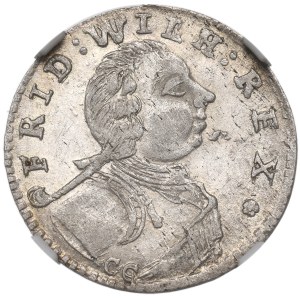 Germany, Preussen, 6 groschen 1719 - NGC AU58
