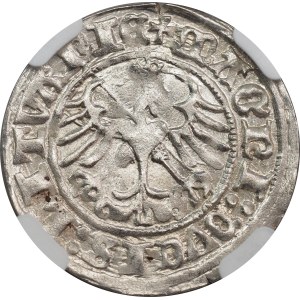 Sigismund I the Old, Half-grosz 1511, Vilnius - NGC MS64 MAX