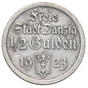 Wolne Miasto Gdańsk, 1/2 guldena 1923