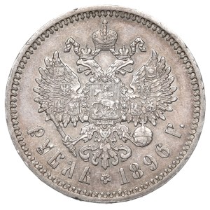 Russia, Nicholas II, Rouble 1896 АГ