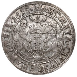 Sigismund III, 18 groschen 1615, Danzig - new portrait