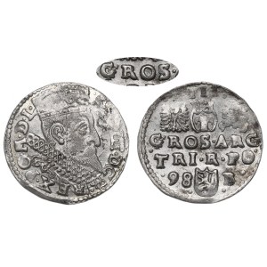 Zygmunt III Waza, Trojak 1598, Bydgoszcz - nieopisana przebitka