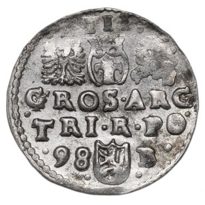 Zygmunt III Waza, Trojak 1598, Bydgoszcz - nieopisana przebitka