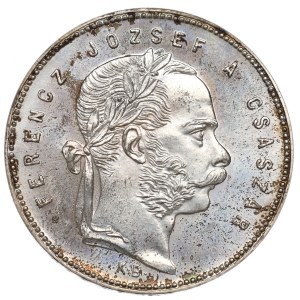 Hungary, Franz Joseph, 1 forint 1868