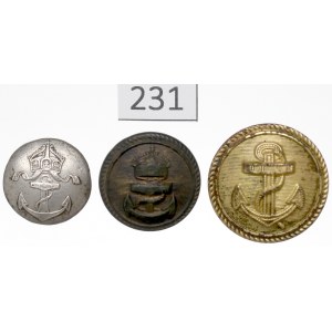 Germany, Navy Button Set
