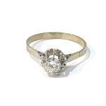 Designer ring with a diamond
