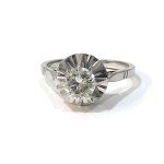 Designer ring with a diamond