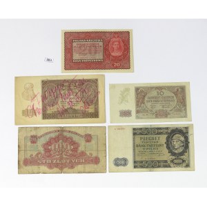 Poland, set of banots - 5 pcs.