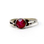 USSR, Handcrafted ring with amethyst
