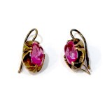 Original earrings with amethysts