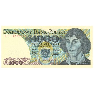 PRL, 1000 zlotys 1975 BH 3295845
