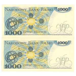 Repubblica Popolare Polacca, 1000 zloty 1975 BH 3295849 e 3295050