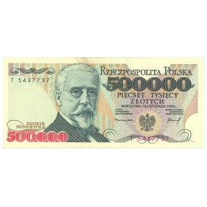 500,000 zlotys 1993 T