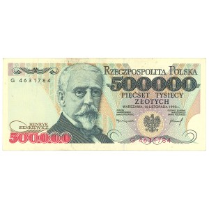 500,000 zlotys 1993 G