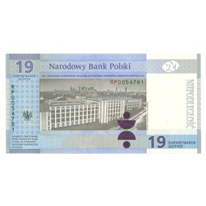 PWPW, 19 zlotys 2019 - Paderewski