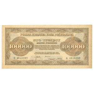 Second Polish Republic, 100,000 Polish marks 1923 G
