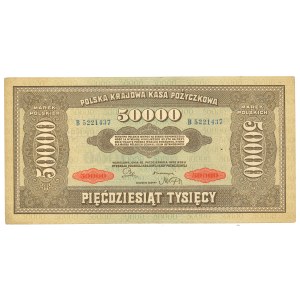 II RP, 50000 marek polskich B 1922