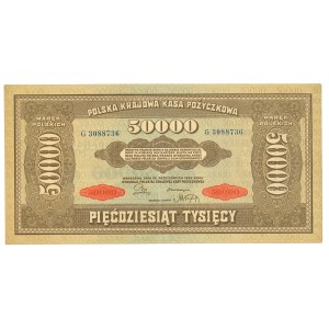 Second Polish Republic, 50,000 Polish marks G 1922